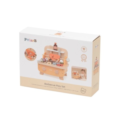 VIGA Drewniany Zestaw do Grillowania BBQ Grill