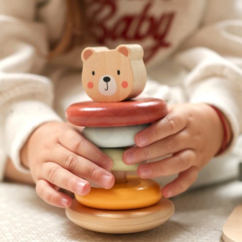 Pudełko Sorter Box 3w1 Klocki Piramidka Słonik FSC