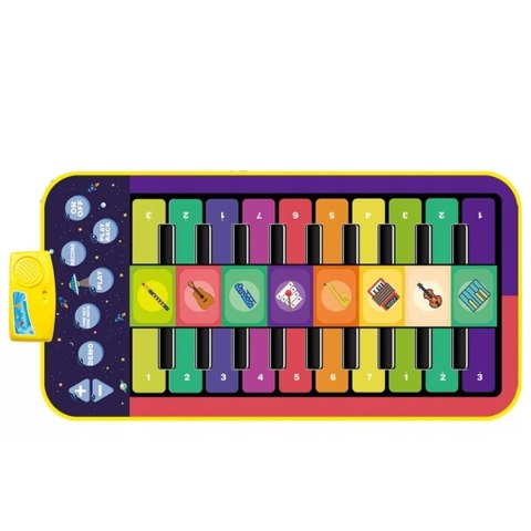 Interaktywna Mata Muzyczna do Tańczenia XXL