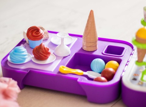 Walizka z Lodami 3w1 Kuchnia Sklepik Lodziarnia Przenośna 62 el.