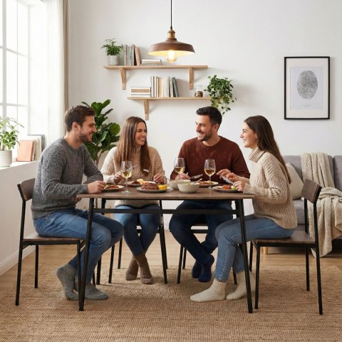 Zestaw mebli do jadalni kuchni stół + 4 krzesła MALMO ModernHome