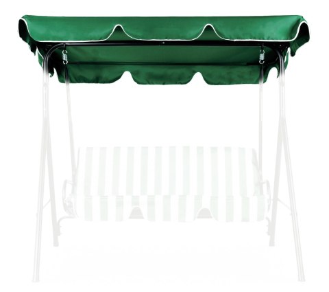 DASZEK DO HUŚTAWKI 200X120 CM WODOODPORNE POSZYCIE ZIELONY MULTIGARDEN