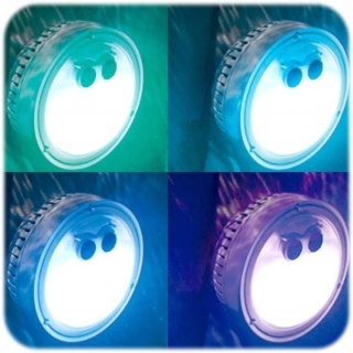 WIELOKOLOROWA LAMPA LED NA BATERIE DO SPA INTEX 28503