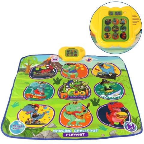 WOOPIE Mata Muzyczna Dinozaury Zręcznościowa Gra Taneczna