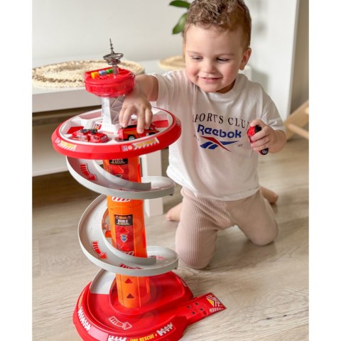 WOOPIE Tor Spirala Garaż dla Samochodzików 3 szt.