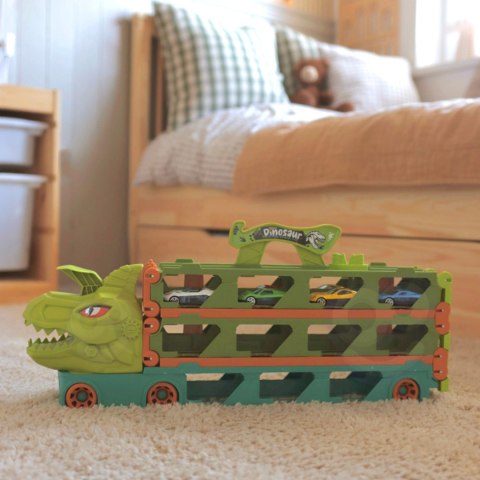 WOOPIE Zabawkowa Ciężarówka Dinozaur Tor 2,1 m dla Samochodzików