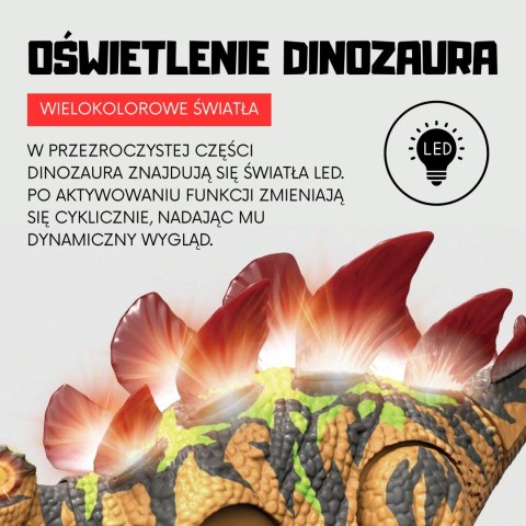 WOOPIE Dinozaur Zdalnie Sterowany RC Robot Stegozaur