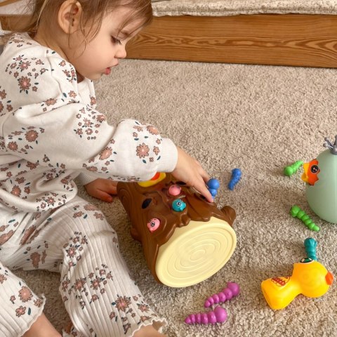 WOOPIE Gra Zręcznościowa Złap Robaczka + Skarbonka Wańka Wstańka Jajko