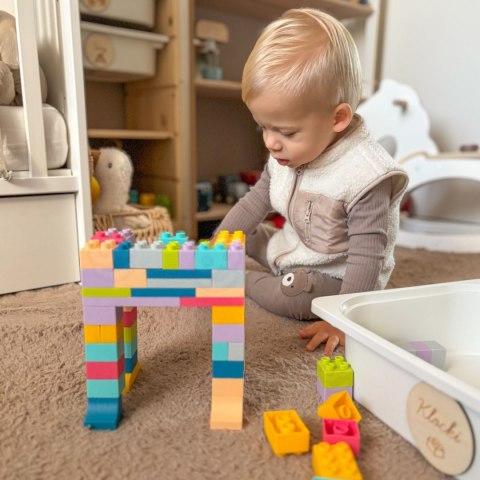 WOOPIE Klocki Soft Blocks Zestaw 99 Elementów w Pudełku