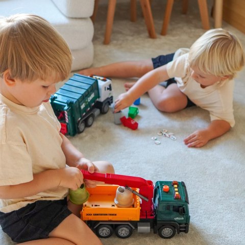 WOOPIE Śmieciarka Ciężarówka Segregacja Śmieci - skala 1:10