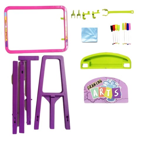 WOOPIE Tablica 3w1 Magnetyczna Suchościeralna Malowanie Światłem