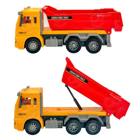 WOOPIE Wywrotka Budowlana w Skali 1:12 Efekty Świetlne Dźwiękowe