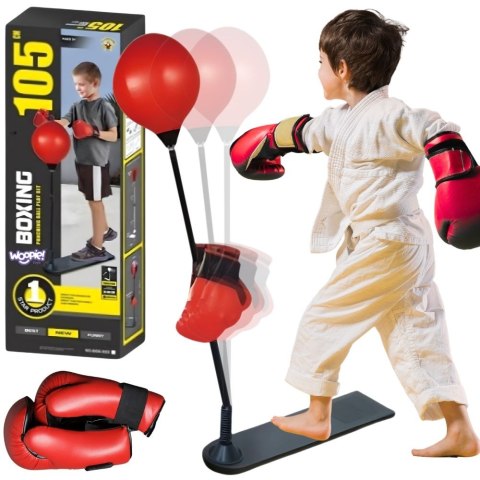 WOOPIE Zestaw Bokserski Stojąca Gruszka Regulowana 70-105 cm