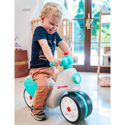 FALK Jeździk Scooter Strada Retro Ciche Opony od 1 Roku