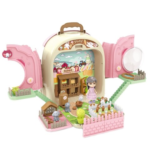 Królik w Plecaku 3w1 Farma Domek Ogródek