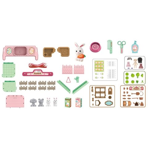 Królik w Plecaku 3w1 Farma Domek Ogródek