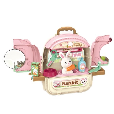 Królik w Plecaku 3w1 Farma Domek Ogródek