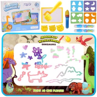 WOOPIE Magiczna Mata Wodna do Malowania XXL Pieczątki Cyferki 100x80 cm