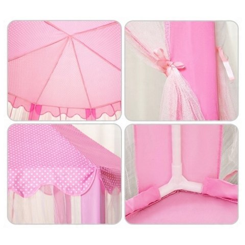 WOOPIE Namiot Zamek Księżniczki XXL Domek do Domu i Ogrodu