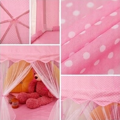 WOOPIE Namiot Zamek Księżniczki XXL Domek do Domu i Ogrodu