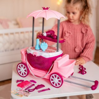 WOOPIE Salon Piękności Urody Toaletka na Kółkach Wózek Wlizka 31 akc. 4w1