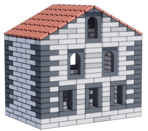 CLASSIC WORLD EDU Mega Klocki Konstrukcyjne z Miękkiej Pianki EVA - Dach do Budowania