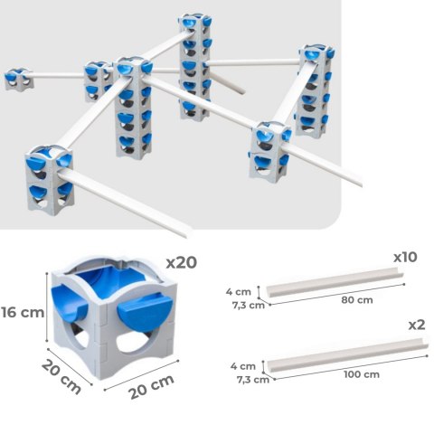 CLASSIC WORLD EDU Zestaw Konstrukcyjny XXL Droga Wody STEM