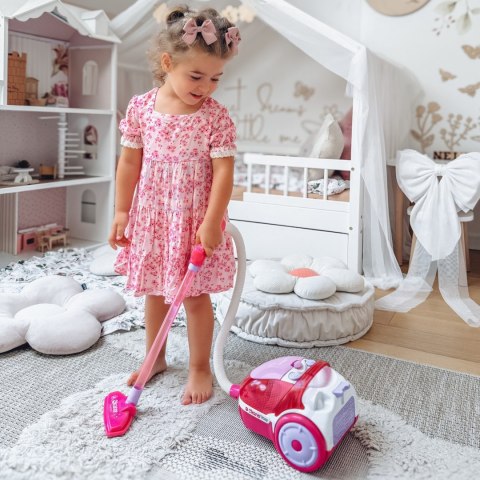 WOOPIE Odkurzacz dla Dzieci z Funkcją Wciągania Różowy