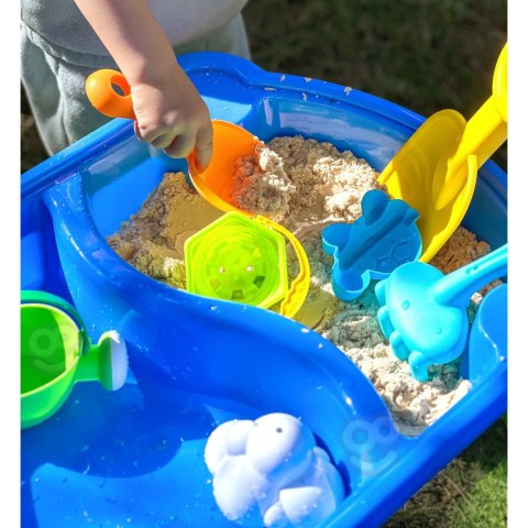 WOOPIE Stolik Wodny 2w1 Piaskownica 9 akc.