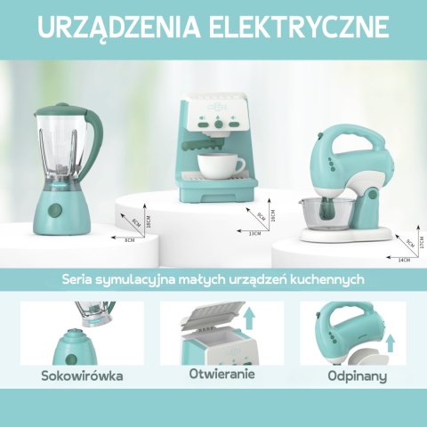 WOOPIE Zestaw AGD 3w1 Ekspres Mikser Blender Efekty Dźwiękowe Świetlne