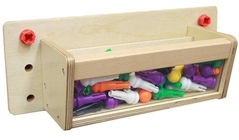 MASTERKIDZ Pojemnik Na Akcesoria Przezroczysta Ścianka - Tablica Naukowo-Edukacyjna STEM