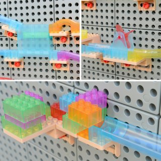 MASTERKIDZ Zestaw Konstrukcyjny Tor dla Piłek Tablica STEM 440elementów