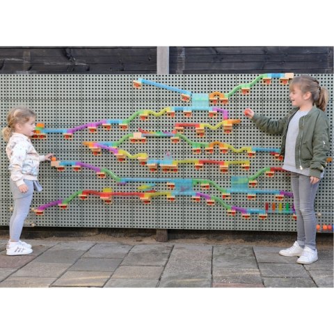 MASTERKIDZ Zestaw Konstrukcyjny Tor dla Piłek Tablica STEM 440elementów