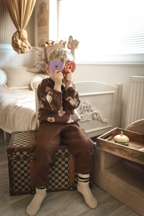 Drewniany Burger Restauracja Układanka dla Dzieci 15 el. Certyfikat FSC