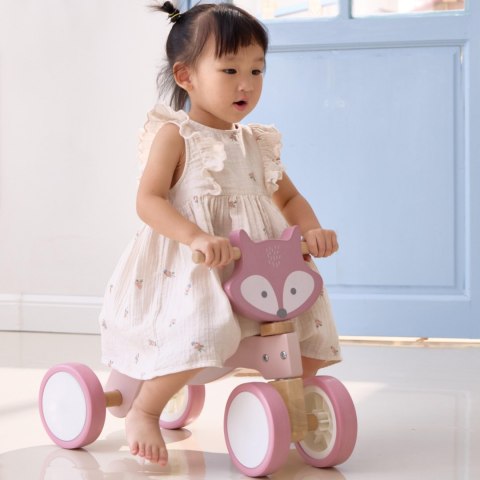 VIGA PolarB Drewniany Jeździk Lisek Miękkie Koła