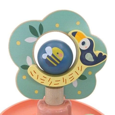 Drewniany Kulodrom Tor Kulkowy Sensoryczny Edukacyjny 6 el.