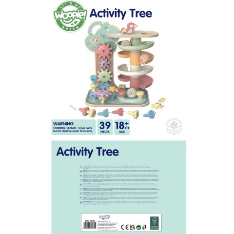 Drzewko Aktywności Kulodrom Montessori 4w1 CERTYFIKAT FSC