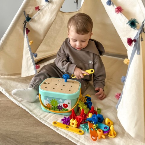 Konstrukcyjny BOX Motoryczny Montessori 12w1 FSC