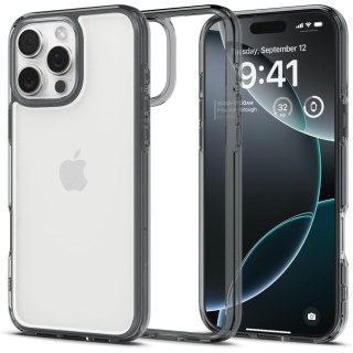 Etui case na iPhone 16 Pro Max Ultra Hybrid - przezroczysto szare