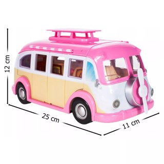 Kamper Lodziarnia dla Lalek - Food Truck, Mini Kawiarnia z Akcesoriami