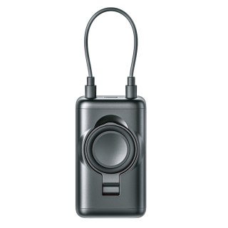 Powerbank do smartwatchy 5000mAh USB-C Lightning - czarny