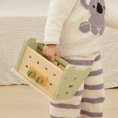 VIGA PolarB Mini Warsztat 2w1 Skrzynka z Narzędziami Zestaw Drewniany