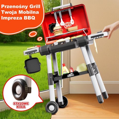 WOOPIE Grill Barbecue Kuchnia Ogrodowa Interaktywna LED Zestaw XL 31 el.