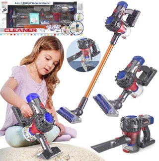 Interaktywny Odkurzacz Pionowy 3w1 dla Dzieci z Funkcją Ssania