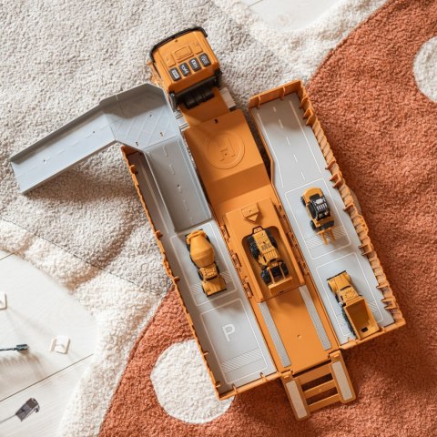 WOOPIE Samochód Ciężarowy 6w1 Zestaw Budowy Dźwig Resoraki Akcesoria