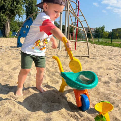 WOOPIE Taczka Ogrodowa Zestaw do Piasku 10 el.