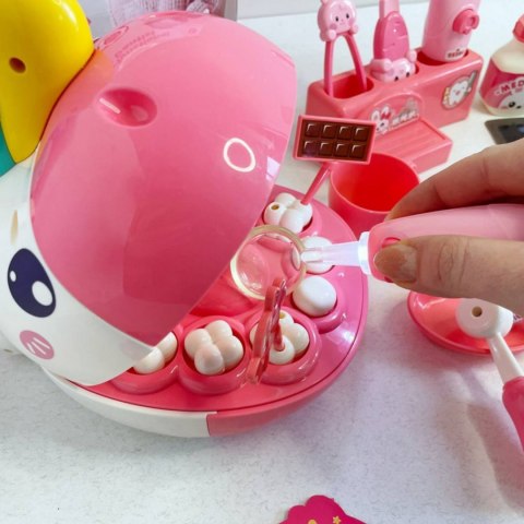 WOOPIE Zestaw Małego Dentysty Głowa Jednorożca Akcesoria