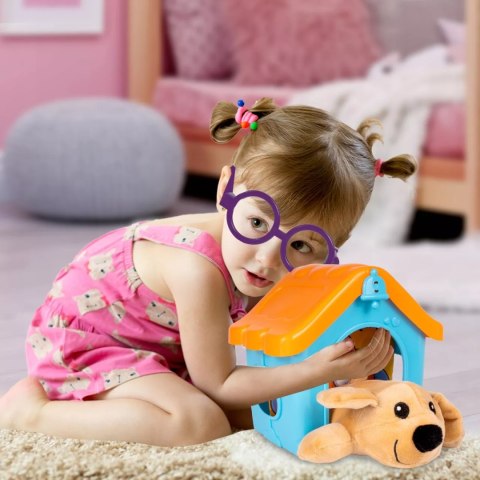 Zestaw Mały Weterynarz - Pluszowy Piesek z Budą i Akcesoriami Lekarskimi