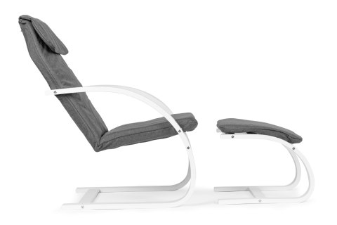 FOTEL FIŃSKI BUJANY Z PODNÓŻKIEM FINKA LEŻANKA DO SALONU MODERNHOME