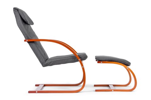 FOTEL FIŃSKI BUJANY Z PODNÓŻKIEM FINKA LEŻANKA DO SALONU MODERNHOME